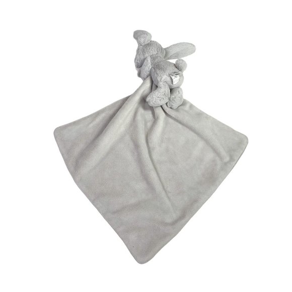 Little Jellycat Bashful Bunny Rabbit Lovey Security Blanket Stuffed Plush - Picture 5 of 9